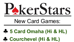 pokerstars new card games